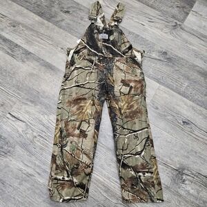 Round House Kids Camo Overalls Size 6 Realtree Camoflage Workwear